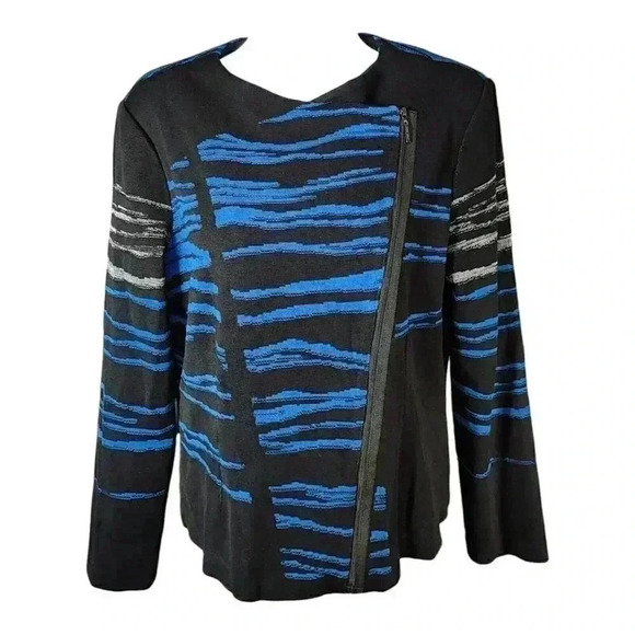 Cardigan Jacket by Ming Wang - Women's Classic Knit - Versatile Layering Fashion - Picture 3 of 5